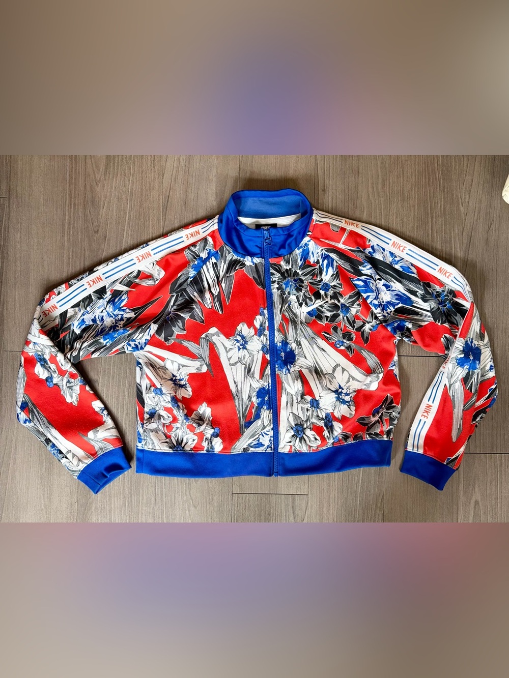 NIKE Hyper Femme Track Jacket Tropical Floral Flora Hyperflora